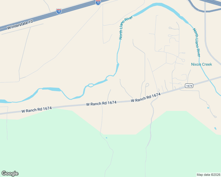 map of restaurants, bars, coffee shops, grocery stores, and more near 4980 Ranch to Market Road 1674 in Junction