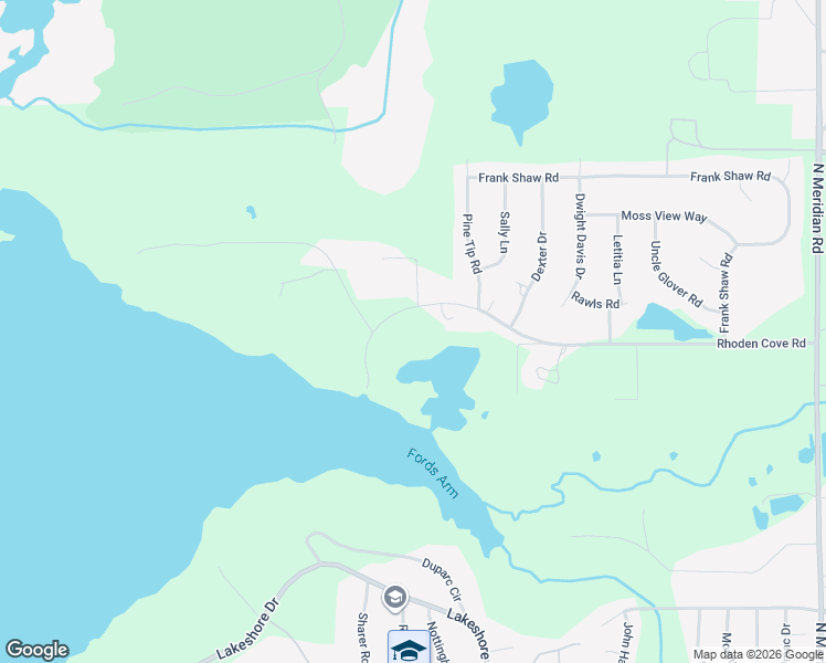 map of restaurants, bars, coffee shops, grocery stores, and more near 759 Rhoden Cove Road in Tallahassee