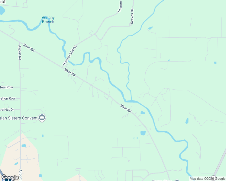 map of restaurants, bars, coffee shops, grocery stores, and more near 74526 River Road in Covington