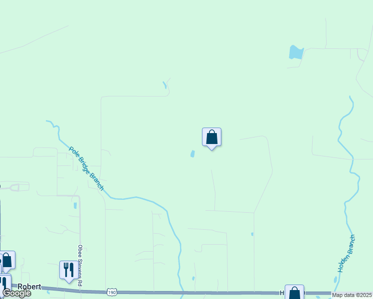 map of restaurants, bars, coffee shops, grocery stores, and more near in Robert