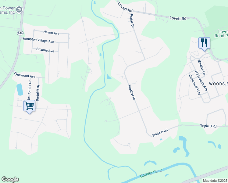 map of restaurants, bars, coffee shops, grocery stores, and more near 7042 Bryce Canyon Drive in Central