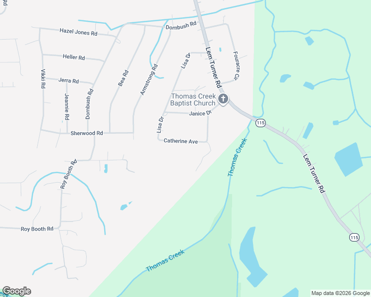 map of restaurants, bars, coffee shops, grocery stores, and more near 54144 Catherine Avenue in Callahan