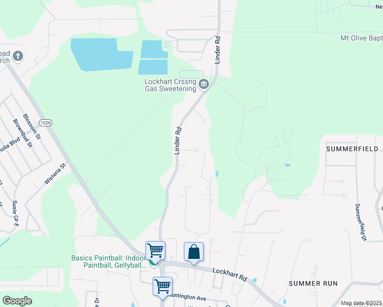 map of restaurants, bars, coffee shops, grocery stores, and more near 9432 Hidden Trail Drive in Denham Springs