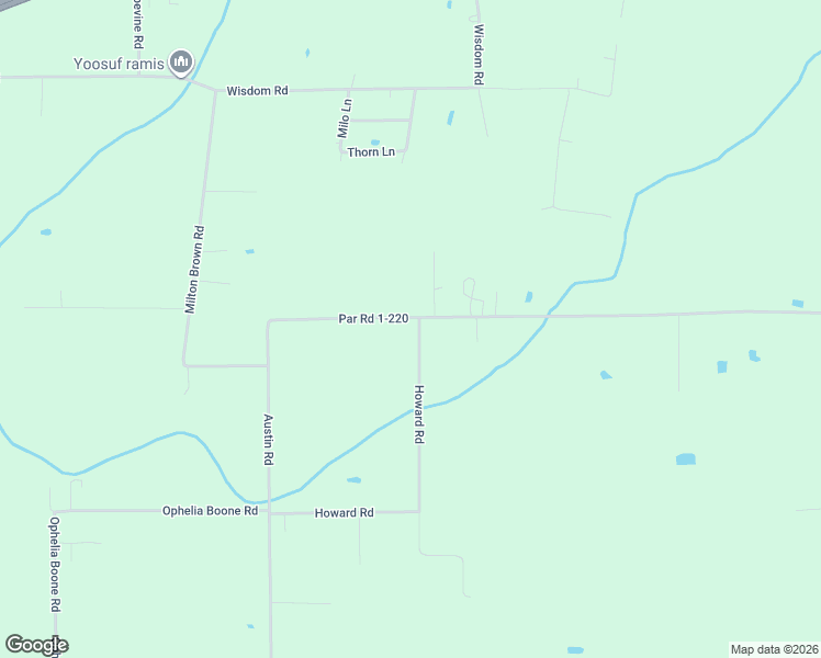 map of restaurants, bars, coffee shops, grocery stores, and more near 458-460 Howard Road in Opelousas