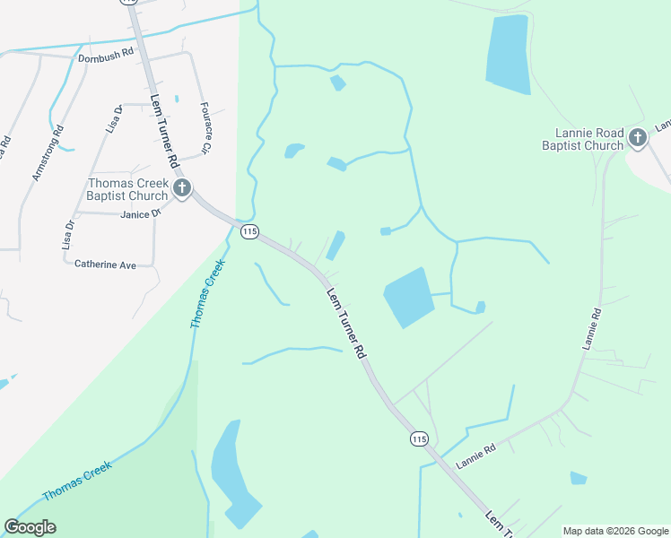 map of restaurants, bars, coffee shops, grocery stores, and more near 17993 Lem Turner Road in Jacksonville