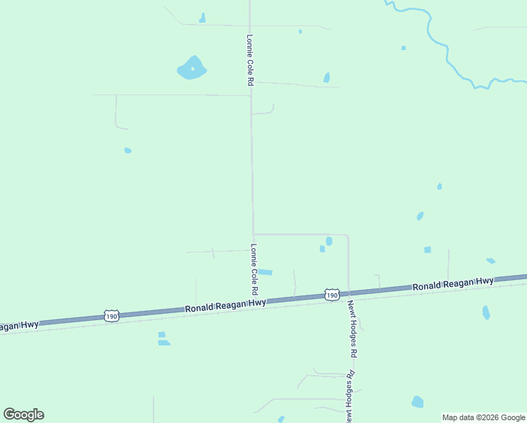 map of restaurants, bars, coffee shops, grocery stores, and more near Lonnie Cole Road in Ragley