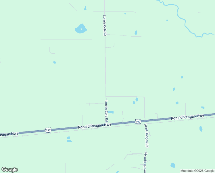 map of restaurants, bars, coffee shops, grocery stores, and more near Lonnie Cole Road in Ragley