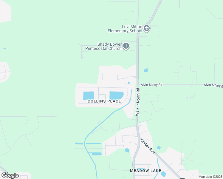 map of restaurants, bars, coffee shops, grocery stores, and more near 13323 Brookcrest Drive in Walker