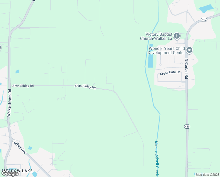 map of restaurants, bars, coffee shops, grocery stores, and more near 10101 Village Drive in Walker