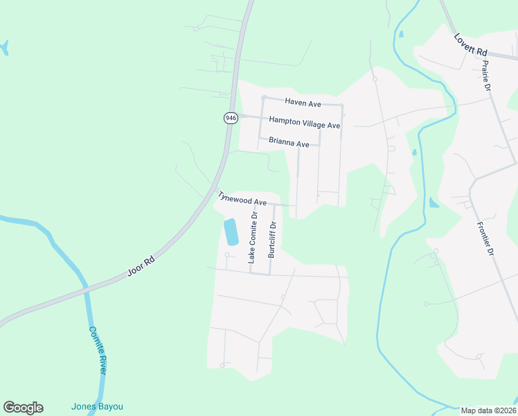 map of restaurants, bars, coffee shops, grocery stores, and more near 7232 Lake Comite Drive in Baton Rouge