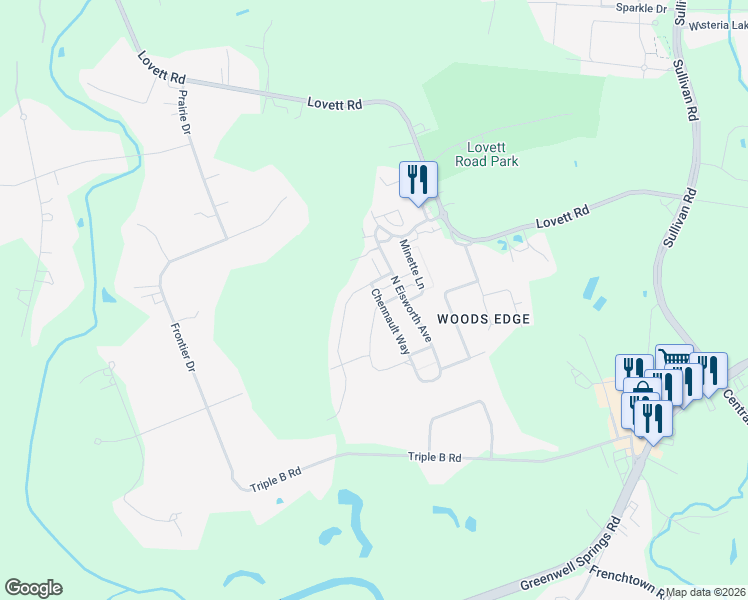 map of restaurants, bars, coffee shops, grocery stores, and more near 13196 West Waterside Drive in Baton Rouge