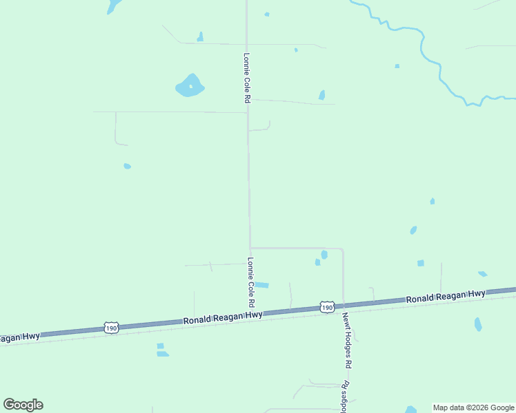map of restaurants, bars, coffee shops, grocery stores, and more near Lonnie Cole Road in Ragley