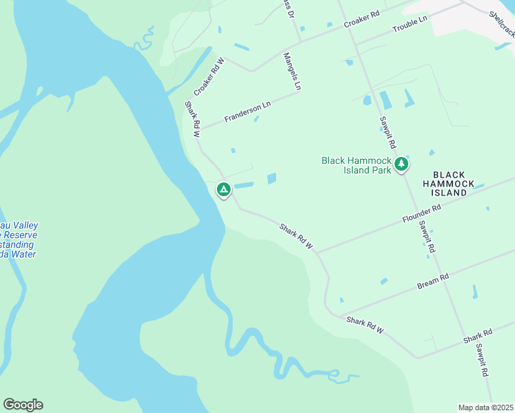 map of restaurants, bars, coffee shops, grocery stores, and more near 15737 Shark Road West in Jacksonville