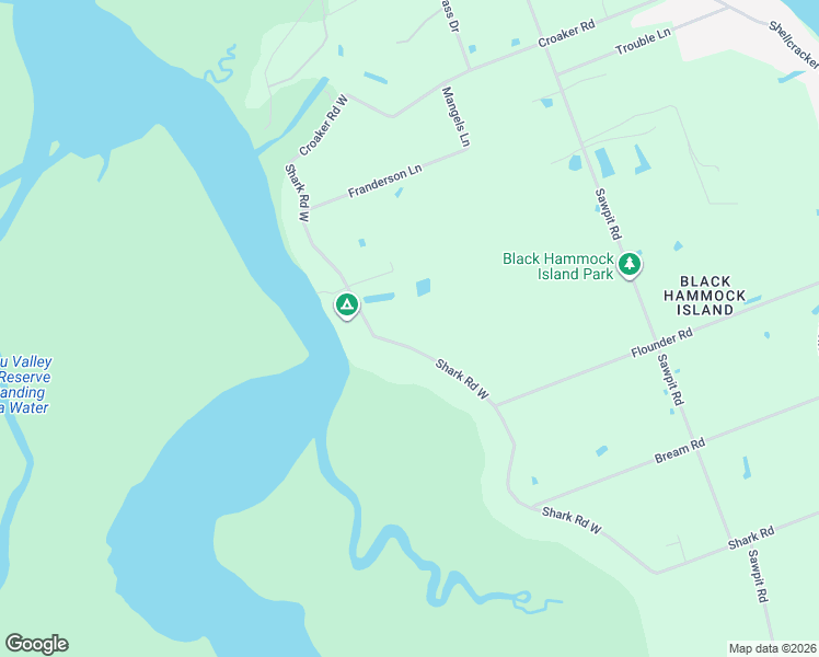 map of restaurants, bars, coffee shops, grocery stores, and more near 15737 Shark Road West in Jacksonville