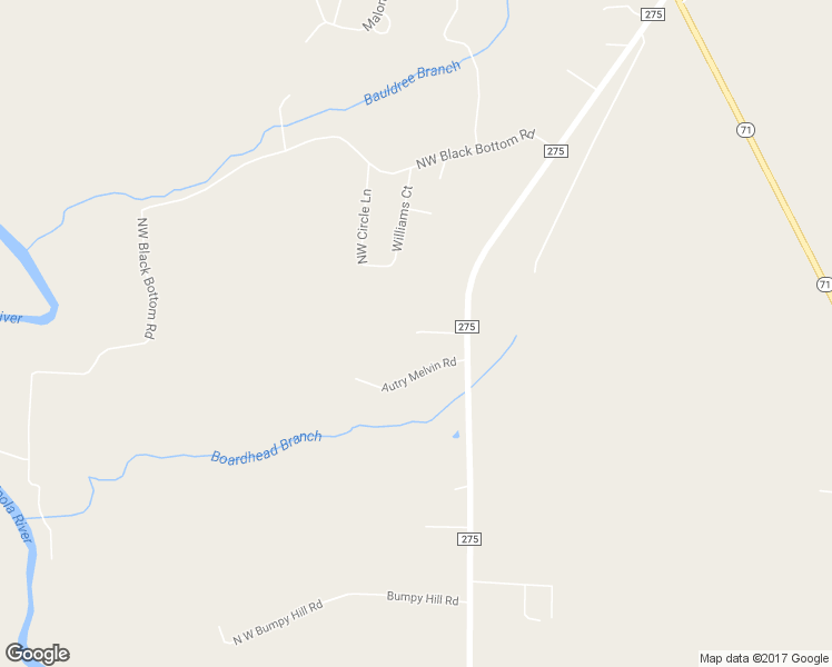 map of restaurants, bars, coffee shops, grocery stores, and more near 13588 John T Bailey Lane in Altha