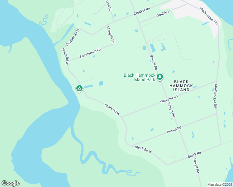 map of restaurants, bars, coffee shops, grocery stores, and more near 15651 Shark Road West in Jacksonville