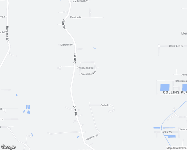 map of restaurants, bars, coffee shops, grocery stores, and more near 12296 Creekside Avenue in Walker