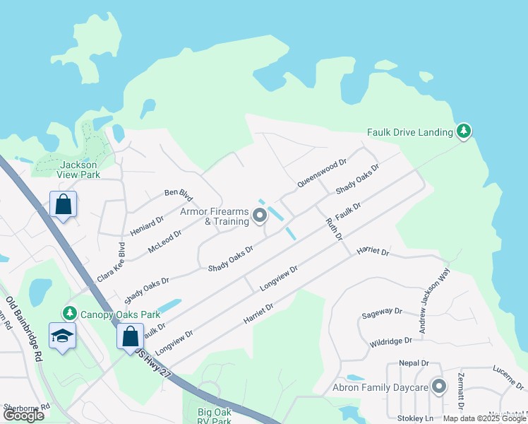 map of restaurants, bars, coffee shops, grocery stores, and more near 4221 Kingswood Drive in Tallahassee
