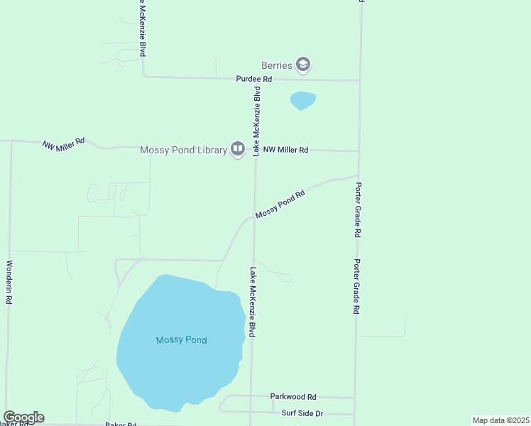map of restaurants, bars, coffee shops, grocery stores, and more near Mossy Pond Road in Altha