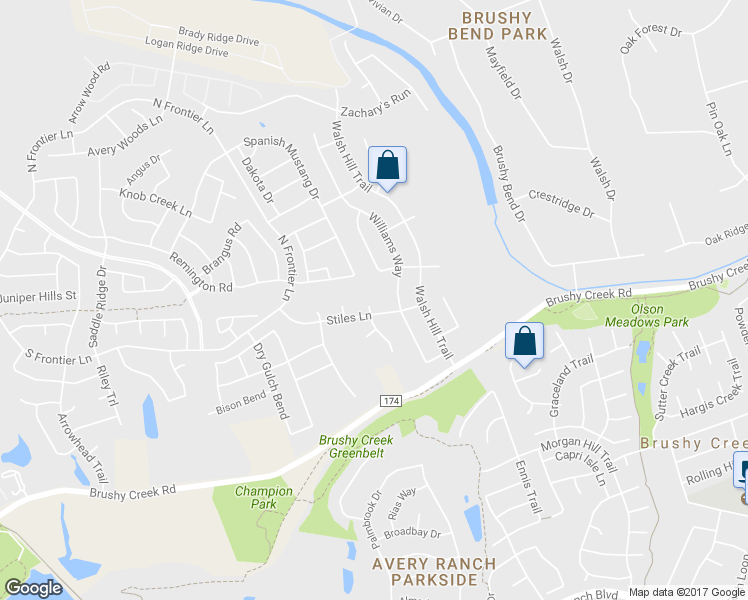 map of restaurants, bars, coffee shops, grocery stores, and more near 302 Apache Drive in Cedar Park