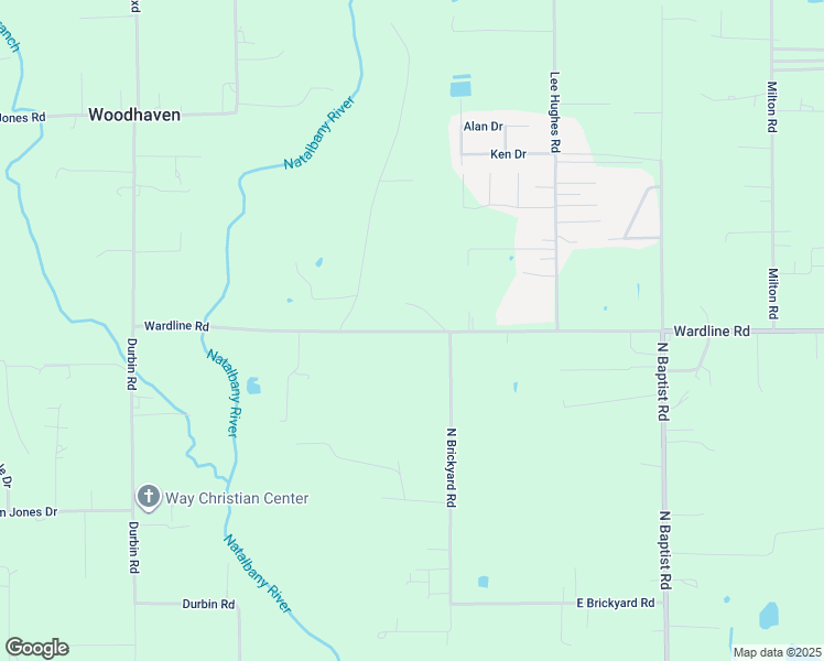 map of restaurants, bars, coffee shops, grocery stores, and more near 11337 Wardline Road in Hammond