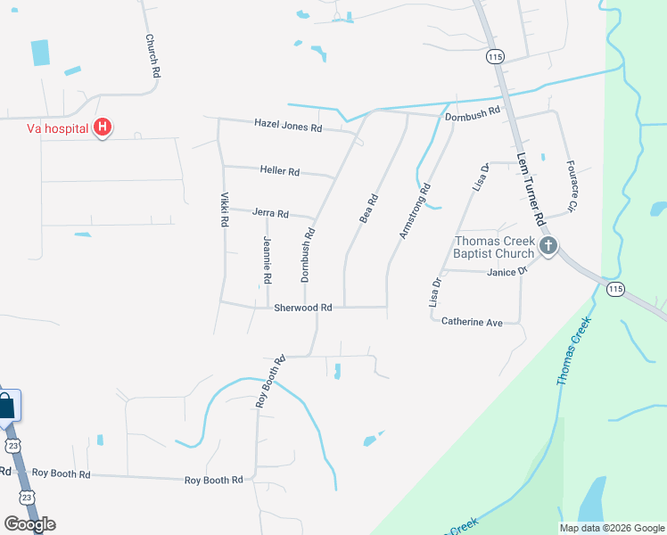 map of restaurants, bars, coffee shops, grocery stores, and more near 54113 Bea Road in Callahan