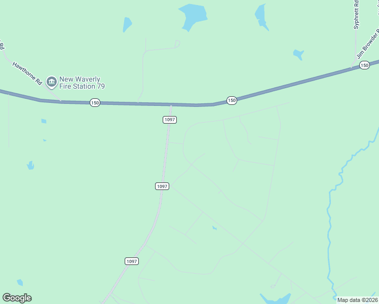 map of restaurants, bars, coffee shops, grocery stores, and more near East Farm to Market Road 1097 in New Waverly