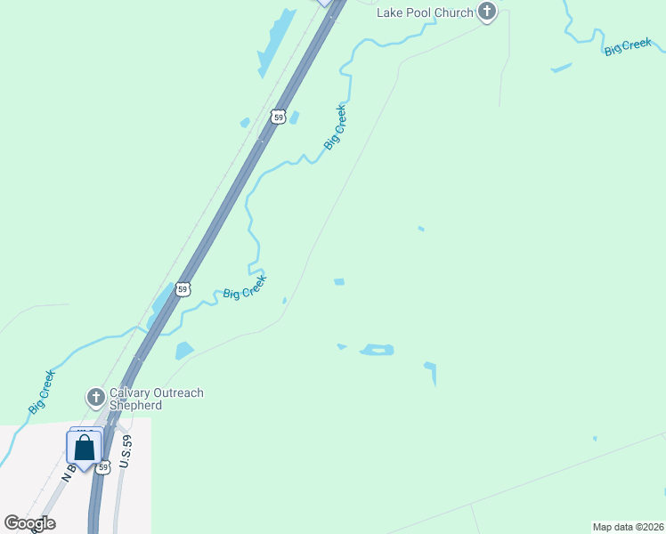 map of restaurants, bars, coffee shops, grocery stores, and more near 670 Lake Pool Road in Shepherd