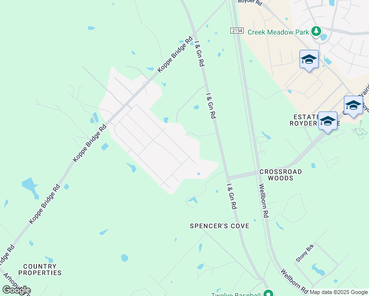 map of restaurants, bars, coffee shops, grocery stores, and more near 15219 Faircrest Drive in College Station
