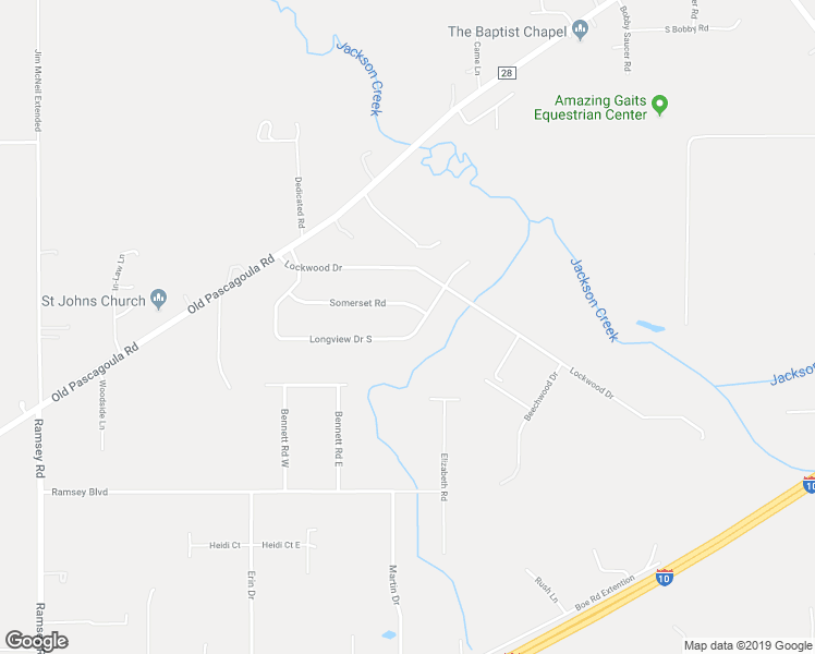 map of restaurants, bars, coffee shops, grocery stores, and more near 10700 Longview Drive South in Grand Bay