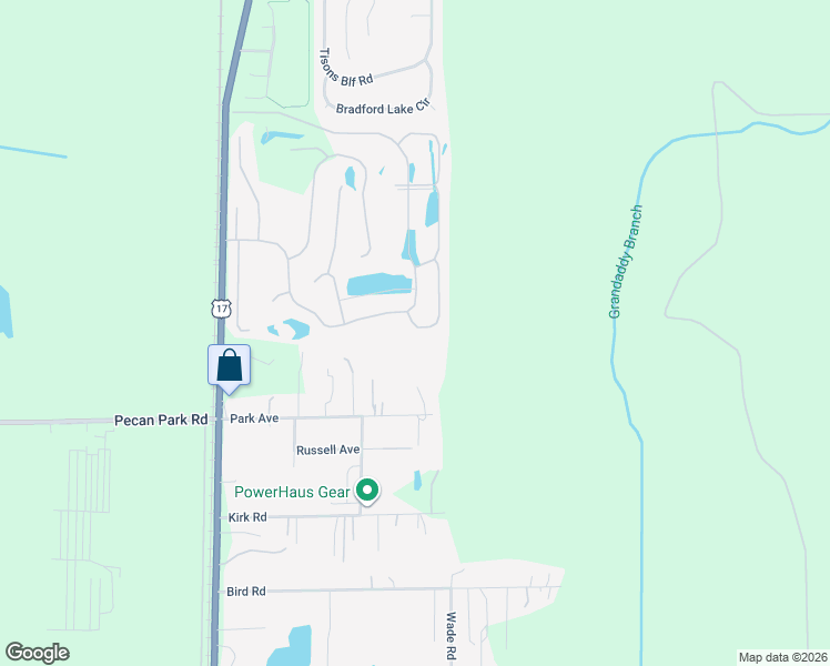 map of restaurants, bars, coffee shops, grocery stores, and more near 15567 Chir Pine Drive in Jacksonville
