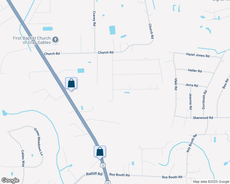 map of restaurants, bars, coffee shops, grocery stores, and more near 54024 Seagull Drive in Callahan