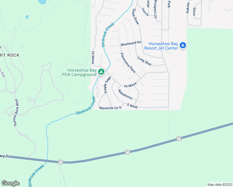 map of restaurants, bars, coffee shops, grocery stores, and more near 600 South Wind in Horseshoe Bay