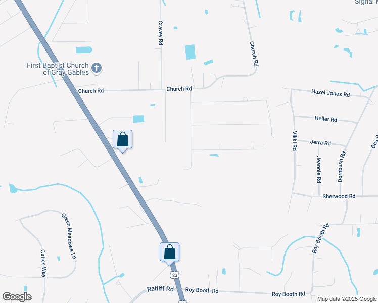 map of restaurants, bars, coffee shops, grocery stores, and more near 54024 Seagull Drive in Callahan