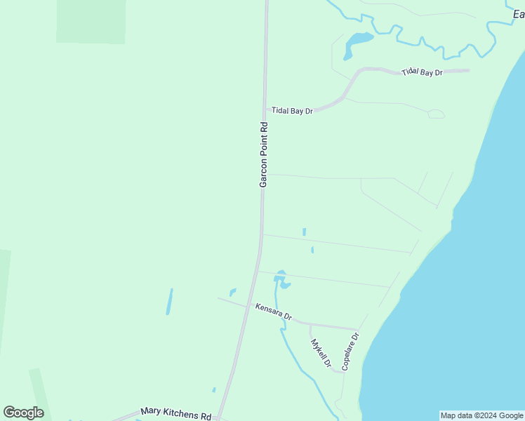 map of restaurants, bars, coffee shops, grocery stores, and more near Garcon Point Road in Milton