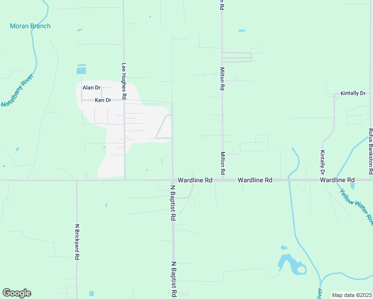 map of restaurants, bars, coffee shops, grocery stores, and more near 46088 North Baptist Road in Hammond