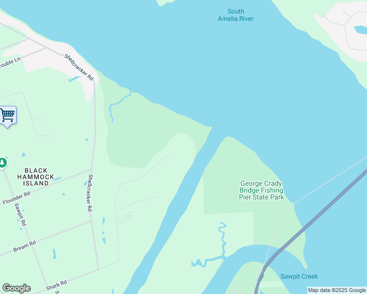 map of restaurants, bars, coffee shops, grocery stores, and more near 10399 Shark Road East in Jacksonville