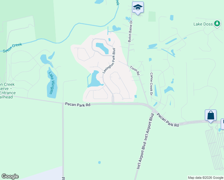 map of restaurants, bars, coffee shops, grocery stores, and more near 15563 Lexington Park Boulevard in Jacksonville