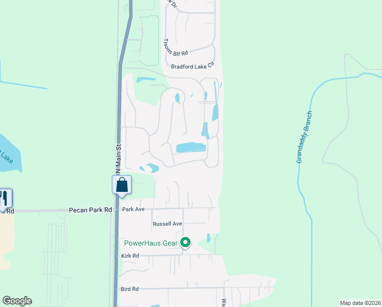 map of restaurants, bars, coffee shops, grocery stores, and more near 352 Ponderosa Drive in Jacksonville