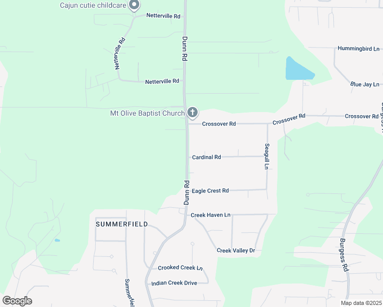 map of restaurants, bars, coffee shops, grocery stores, and more near 31290 Dunn Road in Denham Springs