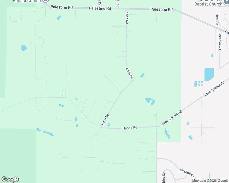map of restaurants, bars, coffee shops, grocery stores, and more near 3 Horace E Mitchell Road in Picayune
