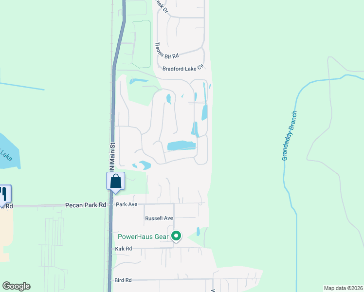 map of restaurants, bars, coffee shops, grocery stores, and more near 352 Ponderosa Drive in Jacksonville