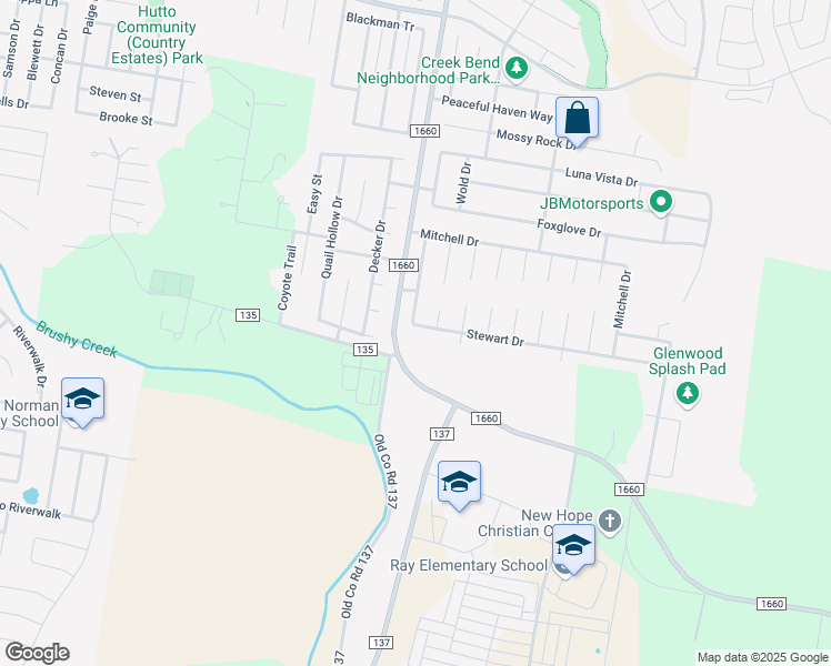map of restaurants, bars, coffee shops, grocery stores, and more near 314 Stewart Dr in Hutto