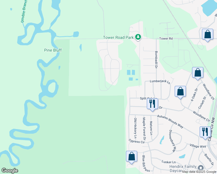 map of restaurants, bars, coffee shops, grocery stores, and more near 5889 Cypress Cir in Tallahassee