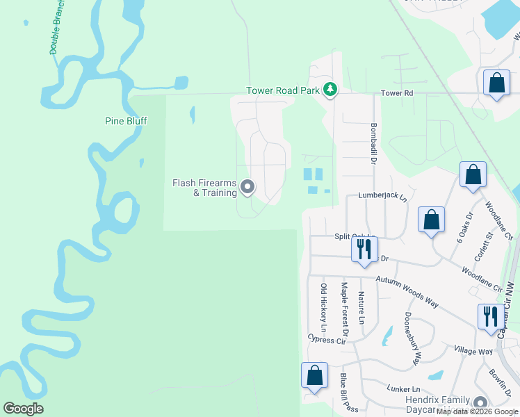 map of restaurants, bars, coffee shops, grocery stores, and more near 5889 Cypress Cir in Tallahassee