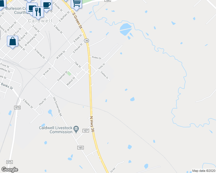 map of restaurants, bars, coffee shops, grocery stores, and more near 1145 Galilee Street in Caldwell