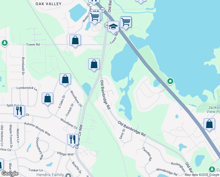 map of restaurants, bars, coffee shops, grocery stores, and more near 4974 Flagstone Court in Tallahassee