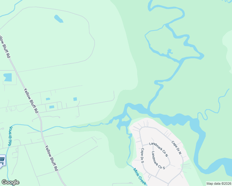 map of restaurants, bars, coffee shops, grocery stores, and more near 1837 Lake Road in Jacksonville