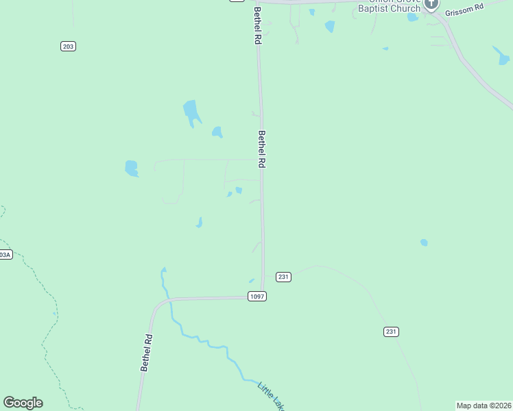 map of restaurants, bars, coffee shops, grocery stores, and more near 18855 Bethel Road in Richards