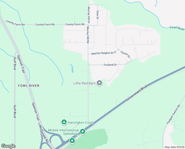 map of restaurants, bars, coffee shops, grocery stores, and more near 8059 Murray Hill Road in Irvington